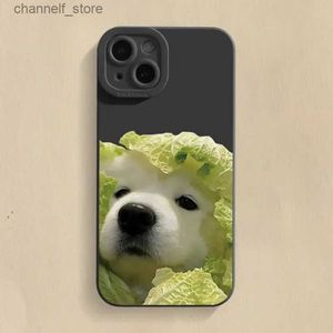 Mobiele Telefoon Gevallen Schattig Brood Hond Tpu Zachte Telefoon Case Voor Iphone 14 15 Pro Max 13 12 11 Pro 7 8 Plus Se 2020 Xr X Xs Max Telefoon Cover BumperY240325