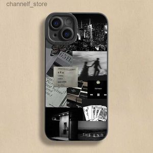 Mobiele Telefoon Gevallen Dagelijks Leven Landschap Siliconen Case voor IPhone 15 14 13 Pro Max 11 12 Pro 7 8 SE2 14 15 Plus X XR XS MAX Zacht Schokbestendig CoverY240325