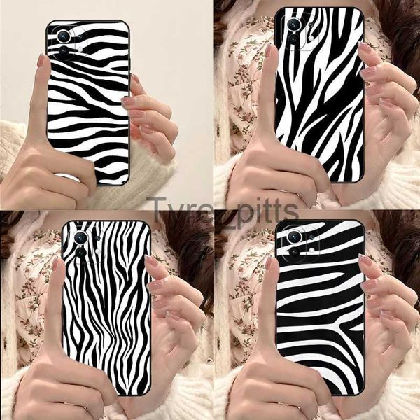 Cas de téléphone portable Dalmatien Vache Zèbre Texture Téléphone Cas Pour Redmi Note 7 A 8 9 9c 9t 10 X 11 S 4g 5g 6 Go S Extreme Pro Plus Téléphones Mobiles Coque x0731