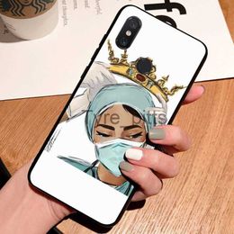 Mobiele Telefoon Gevallen arts verpleegkundige leuke cartoon luxe mobiele Telefoon Case shell Voor Xiaomi Redmi note 7 8 9 t k30 max3 9 s 10 pro lite x0731