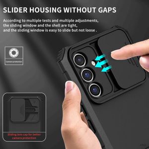 Mobiele Telefoon Gevallen Valbescherming Slide Lens Voorzien Cover Case Voor Samsung Galaxy A54 5G A14 A34 A13 A33 a53 A73 A52S A52 Mobiele Telefoon Accessoires