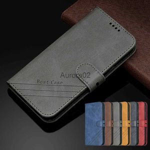 Étuis de téléphone portable Etui sur pour Samsung Galaxy A3 A5 2017 A7 A8 A6 2018 Étui portefeuille en cuir magnétique A320 A520 A750 A530 Flip Coque yq240330