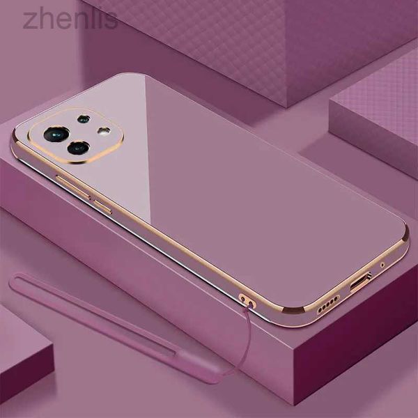 Cas de téléphones portables pour 11 lite case Xiao MI 11 Pro Téléphone Case de téléphone 11 Lite 5G NE Luxury Placing Placing Tocopropward Cover D240424