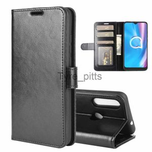 Étuis pour téléphones portables pour Alcatel 1SE Coque arrière pour Alcatel1SE 2020 Etui pour téléphone portable Flip Book Cover Stand Holder Case Silicone PU Phone Bag x0731