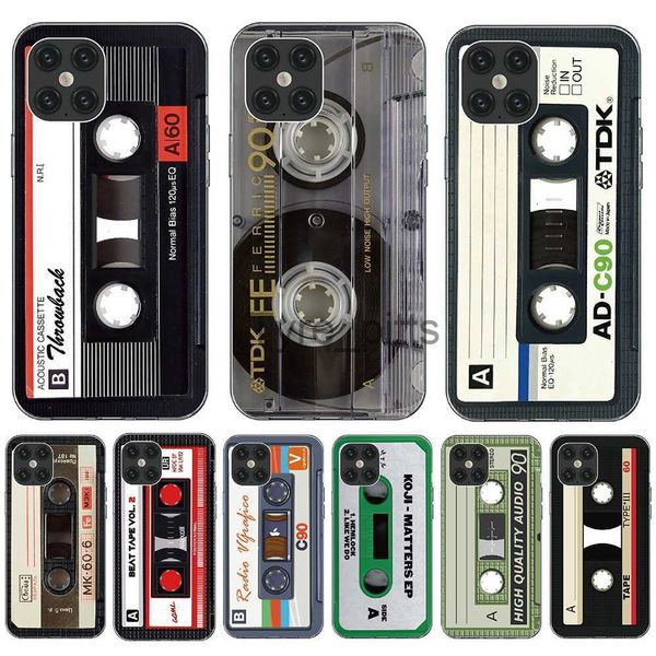 Estuches para teléfonos celulares para Blackview A90 A100 BL6000 BV6300 BV9700 Pro BV6600 BV5500 BL5000 Estuche blando Retro Cassette Tape Contraportada bolsa para teléfono móvil x0731