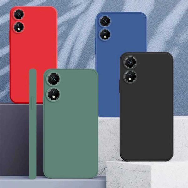 Cas de téléphones portables pour l'honneur x5 plus Honor Honor X5 plus X7A X7B Cover Soft Liquid Silicone Pumper Protective Téléphone sur Honor X5 Plus Funda 240423