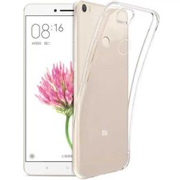 Étuis de téléphone portable pour étui de téléphone en silicone transparent MI MI MI MAX 3