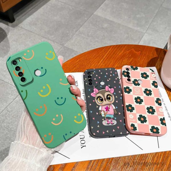 Cajas de teléfonos celulares para Note 8 Pro Phone Case Butterfly Silicone Protección contra la cubierta posterior para Note8 8Pro Funda Shell