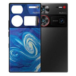 Mobiele telefoonhoesjes voor Nubia Z60 Ultra Telefoon Case Star Collection Edition Glass Case Creative Simple Protective Back Cover Silicone Frame Shell 240423