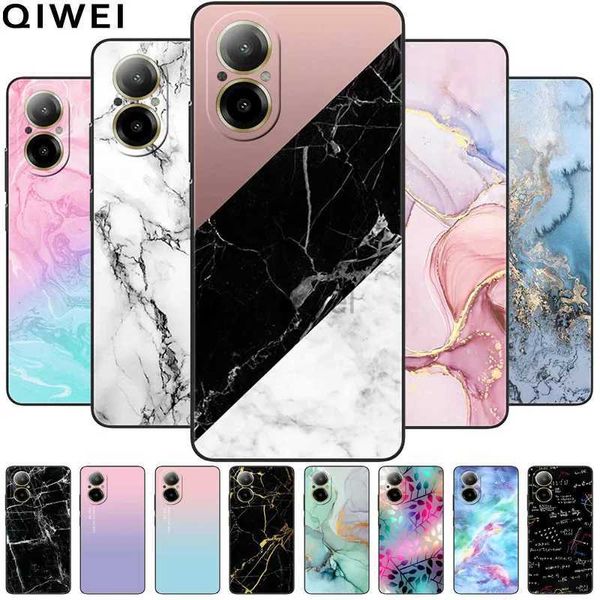 Coques de téléphone portable pour Realme C67 4G, étui de protection 6.72 en silicone TPU souple pour C 67 Fashion RealmeC67 marbre Capa 2442