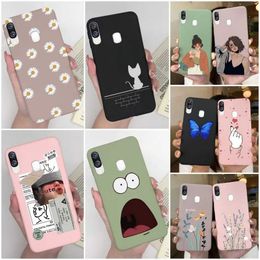 Cas de téléphones portables pour Samsung A40 Couvre de couverture Cartoon Soft Mignon Silicone Phone Case pour Samsung Galaxy A40 A 40 Galaxya40 A405 SM-A405F A405F CALES 240423