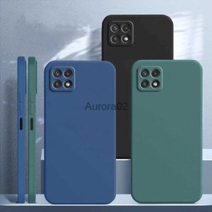 Étuis de téléphone portable pour Samsung Galaxy A22S 5G, coque A12 A23 A33 A53, housse antichoc en Silicone liquide yq240330