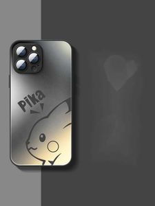 Étuis de téléphone portable Fox Fruit Stone Ink adapté pour iPhone 14pro, nouveau 15promax 13, verre dépoli 12promax, anti-chute, dessin animé 11 Advanced Female