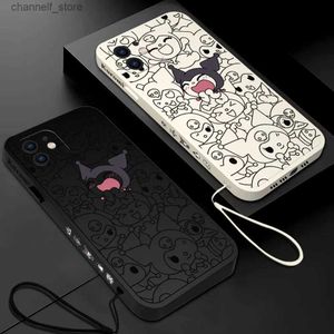 Étuis de téléphone portable Coque de téléphone Kuromis de dessin animé drôle pour Redmi Note 12 12S 11 11S 11T 10 10A 10T 10S 9T 9 8 7 Pro Plus 10C 9A 9C 4G 5G CoverY240325