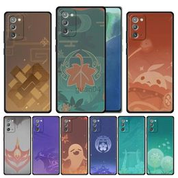 Mobiele Telefoon Gevallen Genshin Impact Game Siliconen Funda Voor Samsung Galaxy Note 20 Ultra 10 Lite 9 8 S20 S21 FE S22 Plus A13 Zachte Case Coque 231021