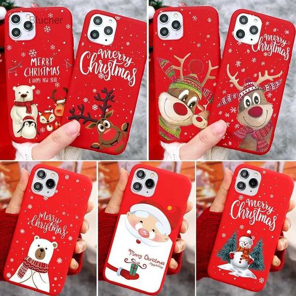 Cas de téléphones portables Hot Christmas Style TPU Étui pour Samsung Galaxy M54 M13 M52 M32 S23 S22 S21 Ultra S20 Fe Lite S10E S10 S9 S8 Plus Note 9 8 Fundal2402