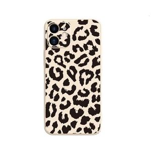 Cell Phone Cases Leopard Spot Apple 15 14 Phone Case Silicone Instagram Full Package iPhone XR Case Suitable for 13 OXPD