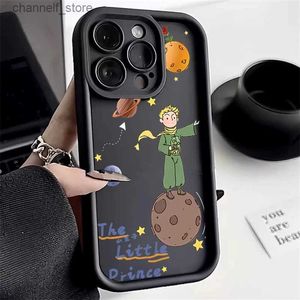 Étuis de téléphone portable Little Prince Anime Space Phone Case pour iPhone 14 13 12 11 15 Pro Max SE2 X XR XS Max 7 8 15 Plus Couvertures antichoc souplesY240325