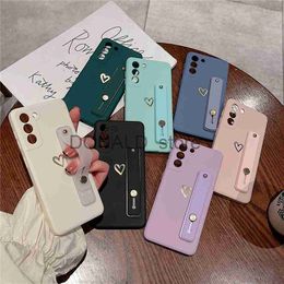 Custodie per cellulari Love Heart Custodia per telefono con cinturino per Samsung S23 S22 S21 Plus Note 20 Ultra S20 FE A52 A72 A42 A32 A51 A71 A73 Soft Cover J230620