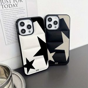 Mobiele telefoons Lucky Fortune Star Seven Puffer Phone Case 3D Shockproof Cover voor iPhone 15 14 12 11 Pro Max plus telefoonhoes Beste cadeau -idee J240509