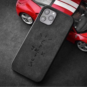 Étuis de téléphone portable Brand de luxe Hip Hop Classic Leather Hard Phone Hard Phone pour iPhone 13 12 11 14 Pro 7 8 Plus xs xs xr max se mini 6 6s Coque Coque D240424