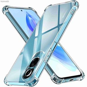 Étuis de téléphone portable Étui de téléphone transparent de luxe pour Honor 90 Lite 90 Pro 90 étui antichoc pour Honor X8A 4G X9A X7A X6A X9 4G X8 4G X7 X6s couverture arrière L240110