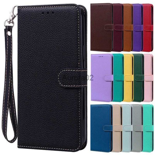 Étuis de téléphone portable Étui portefeuille mat pour Samsung Galaxy S23 FE Coque S23 + S22 Ultra S21 Plus 5G S23Ultra S23FE Flip Cover GalaxyS23 yq240330