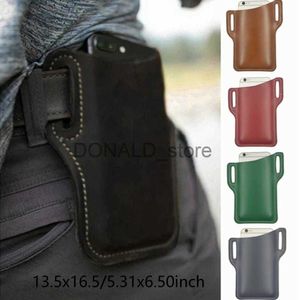 Cell Phone Cases Men Leather Vintage Pack Waist Bag Belt Clip Phone Holster Travel Hiking Cell Mobile Phone Case Cover Belt Pouch Purse J230620