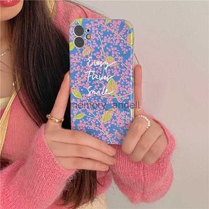 Mobiele telefoon hoesjes Mobiele telefoon shell Engels Fris Roze Klein Bloemen Geschikt voor IP11pro/max/12mini Huawei P40 Mate40pro Soft Shell beschermhoes HKD230914