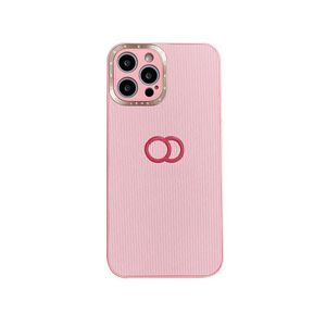 Cas de téléphone portable Cas de téléphone de concepteur de couleurs multiples pour iPhone 15 14 Pro Max 13 Mini 12 Set Max Plus XS XR PU I Antichoc Simple Style C 220801CZ RSZL