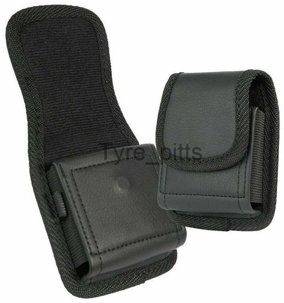 Étuis pour téléphones portables Sac de taille pour téléphone Étui pour smartphone Clip de ceinture Étui mobile pour Samsung Galaxy Z Flip 3 5G Étui pour clip de ceinture vertical Étui en cuir x0731