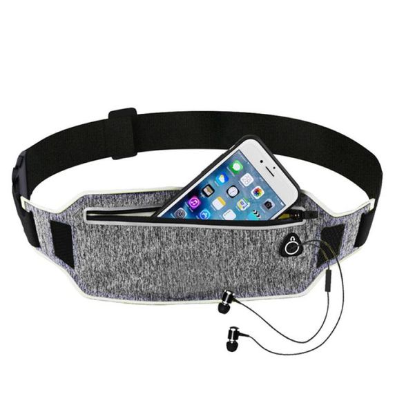 caisses de téléphone portable Running Running Pouch Belt Sport Mobile Hommes Femmes avec des sacs de gym cachés Pack8242341