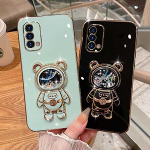 Étuis de téléphone portable Quicksand Glitter Bear Case pour Samsung Galaxy S22 Ultra S20 FE S21 Plus A53 A52 A32 A12 A71 A51 A13 A33 Note 20 10 Couverture de support L230731