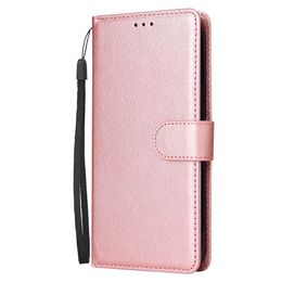 Étuis de téléphone portable Rose rouge portefeuille étuis de téléphone portable en cuir PU sacs mobiles Coque Fundas couverture arrière rabattable pour 13 pro max 50pcsset 8O04