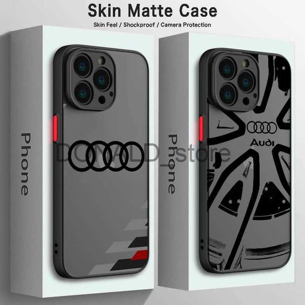 Coques de téléphone portable RS6-Audi Wheels Coque de téléphone pour iPhone 14 Pro 13 11 12 MINI XS Max 8 7 Plus XR X 6 6S SE Soft Silicone Edge Hard PC Matte Cover J230719 J230719