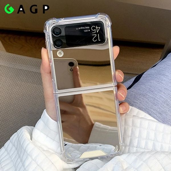 Étuis de téléphone portable Samsung Z Flip 3 4 5 Coque antichoc de luxe adaptée à Samsung Galaxy Z Flip 4 3 5 Z3 Z4 Flip4 Flip3 couverture rigide ultra-mince 231026
