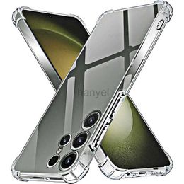Mobiele telefoon hoesjes schokbestendig transparant siliconen zacht achterkant hoesje voor Samsung S24 S23 S22 S21 Ultra plus note20 Galaxy S 23 22 21 FE + covers 2442