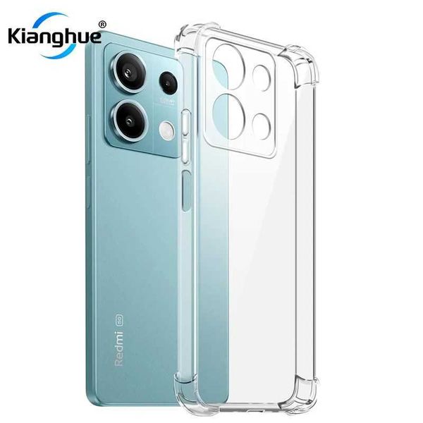 Cas de téléphones portables Case de silicone étanche pour MI Redmi Note 13 12 12S 12T 11T 11T 11S 10 10S Pro Plus Pro + 4G 5G Clear Soft Ultra Thin Shell 240423