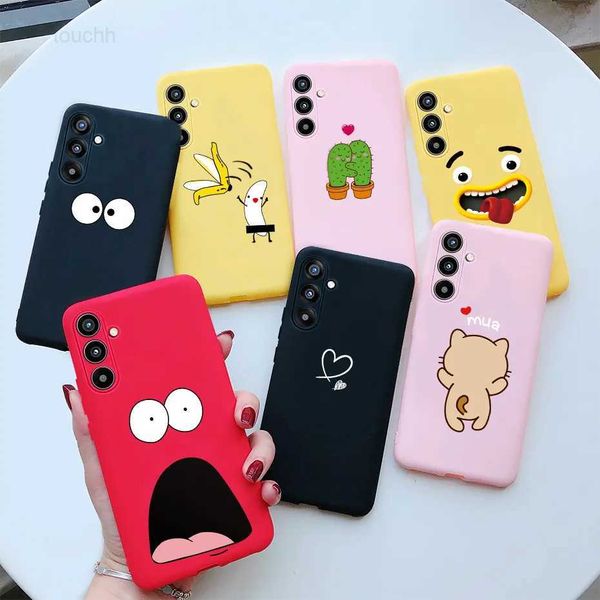 Fundas para teléfonos móviles Funda de silicona para teléfono Samsung Galaxy A54 5G A34 A14 A24 Funda protectora TPU Soft Cat Para Funda para SAMSUNG A54 A 54 5G Fundas L230823