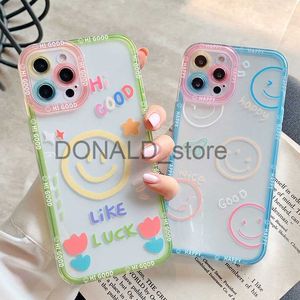 Coques de téléphone portable SoCouple Soft TPU Phone Case Pour Redmi Note 11 12 9 8 10 7 Pro 12C Turbo 9A 9C 9T 10C K60 Smile Face Camera Protection Cover J230620