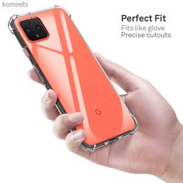 Étuis pour téléphones portables Étui souple en TPU pour Google Pixel 5 4 XL 3A 4A 5G Ultra mince résistant aux chocs couverture de téléphone en cristal transparent souple pour Google Pixel 4 XLL240110