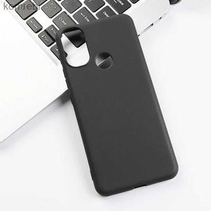 Étuis de téléphone portable Étuis de téléphone en silicone TPU souple pour Motorola Moto E20 E 20 E30 E40 Shell Case Cover Matte Black Protective Case Coque Anti-FallL240110