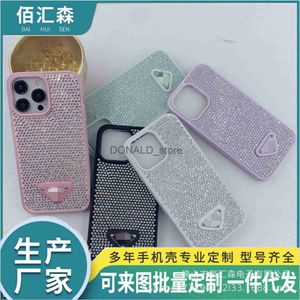 Étuis pour téléphones portables adaptés pour Apple 14promax New Full Diamond iPhone 13/12/11 Luxury TPU Phone Case J230719