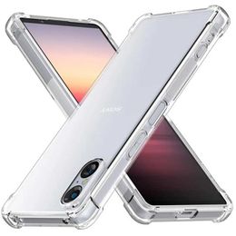 Cas de téléphones portables TPU Case de téléphone transparent pour Xperia 1 V 5 IV 10 III II Couverture protectrice Fundas Fundas Capa Coque 240423