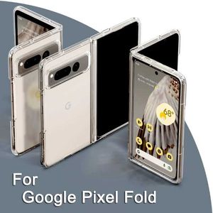 Mobiele telefoonhoesjes Transparant telefoonhoesje voor Google Pixel Fold PC Anti-Scatch Portective Cover voor Google Pixel Fold Clear Mobile Phone Fundas 240423