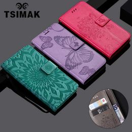 Mobiele Telefoon Gevallen Tsimak Portemonnee Case Voor Iphone 12 Pro 11 X Xs Max Mini Xr Flip Pu Leather Cover boek Stand Capa Coque 2442