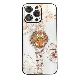 Mobiele telefoon hoesjes Tybomb Fashion Bling Diamond Holder Cases voor Iphone 15 14 Plus 13 Pro Max 12 11 Luxe Uniek Hard PC Plastic Zacht TPU Strass 360 Vingerring Kickst