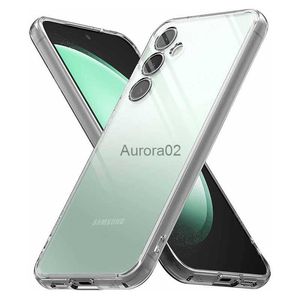 Étuis de téléphone portable Ultra mince Clear Silicone TPU Case pour Samsung Galaxy S24 Couverture pour S23 S22 S21 FE A14 A34 A54 5G Pare-chocs yq240330