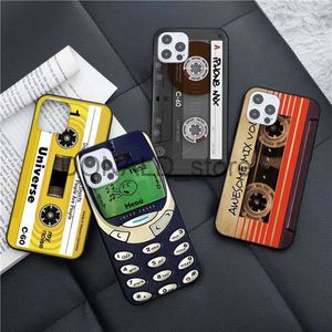 Mobiele Telefoon Gevallen Vintage Cassette Tape Case Voor Samsung Galaxy S20 FE S23 S22 S10 S21 A53 A50 A13 A12 a52 A32 A70 A51 A33 A31 A22 A21S A40 A71 J230620