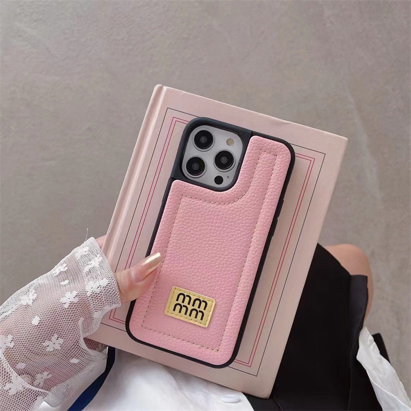 Étuis de téléphone portable Femmes Designers Étuis de téléphone portable Unisexe Mode Casual Bleu Cuir Phonecase Couverture pour iPhone 15 14 15 14Plus 15 14Pro 15 14ProMax 13 12 Pro Max IB5O